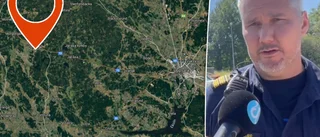 Helikopter söker mannen – polisen har hittat bilen
