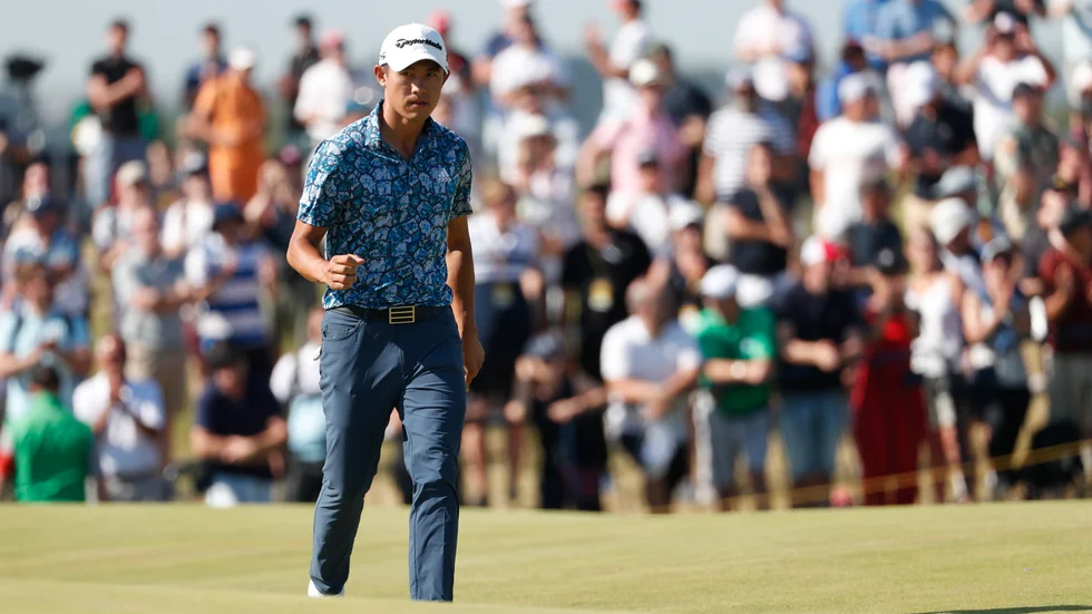 Collin Morikawa vann British Open.
