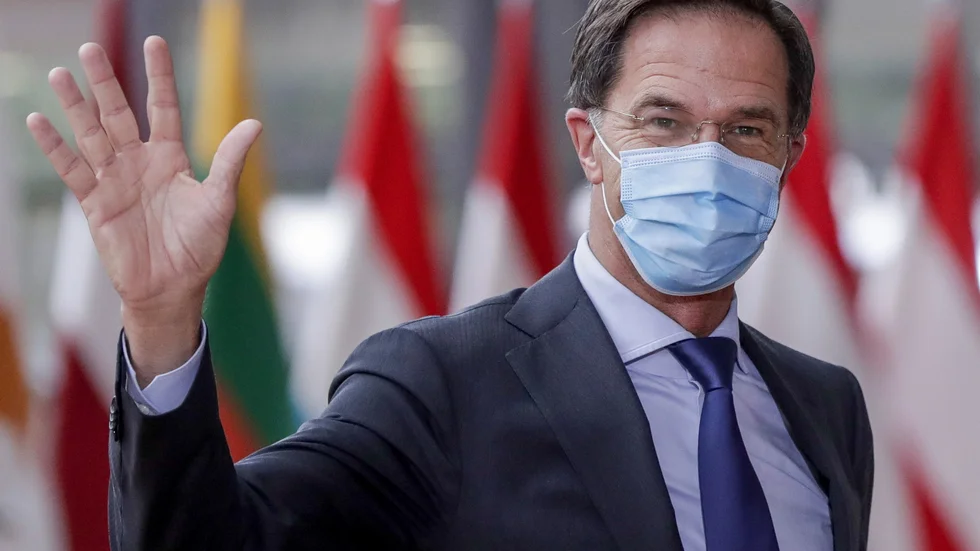 Mark Rutte har goda chanser att få fortsätta som Nederländernas premiärminister. Hans liberala parti VVD väntas bli klart störst i veckans parlamentsval. Arkivbild.