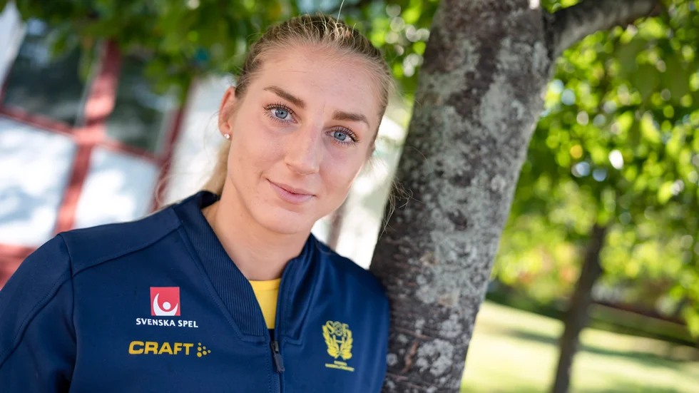 Landslagsstjärnan Linn Blohm har endast spelat elva matcher med sin rumänska klubb den här säsongen och samtliga har varit på bortaplan. Arkivbild.