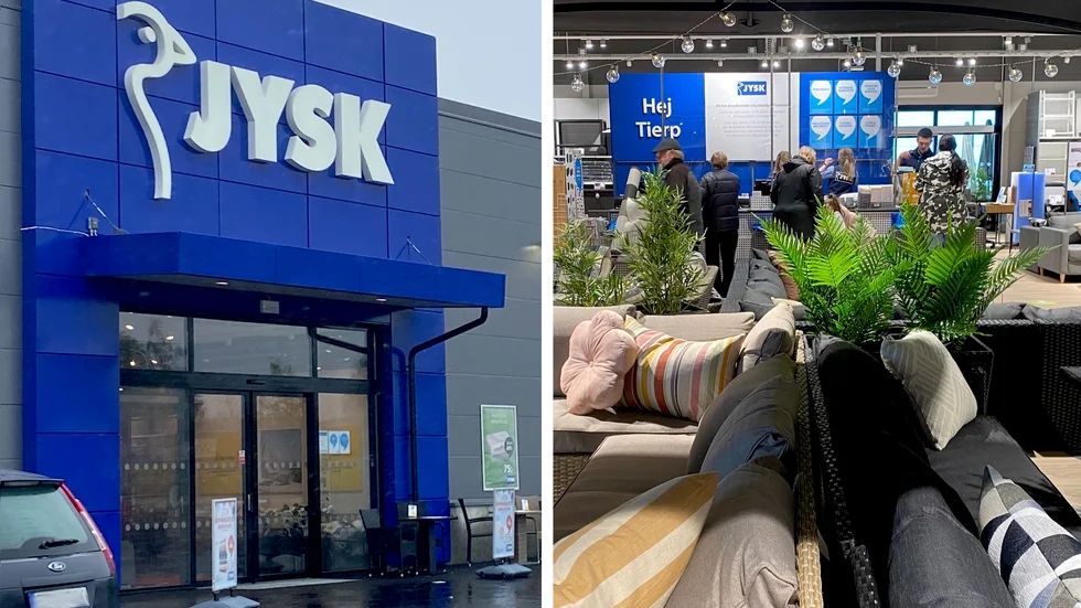 Nyöppning av Jysk i Siggbo handelsområde.