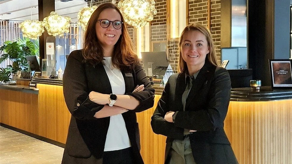 Emma Wall, ny hotelldirektör Scandic Norrköping Nord och Patricia Berndt, ny hotelldirektör Scandic Strömmen.