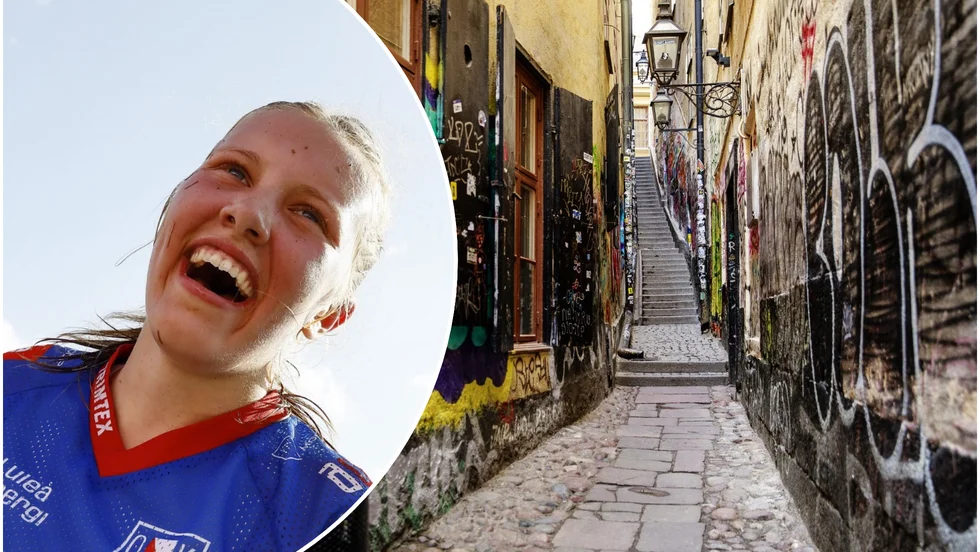 Hann Lundberg har förberett sig inför EM med att träna i gränderna i Gamla Stan i Stockholm.