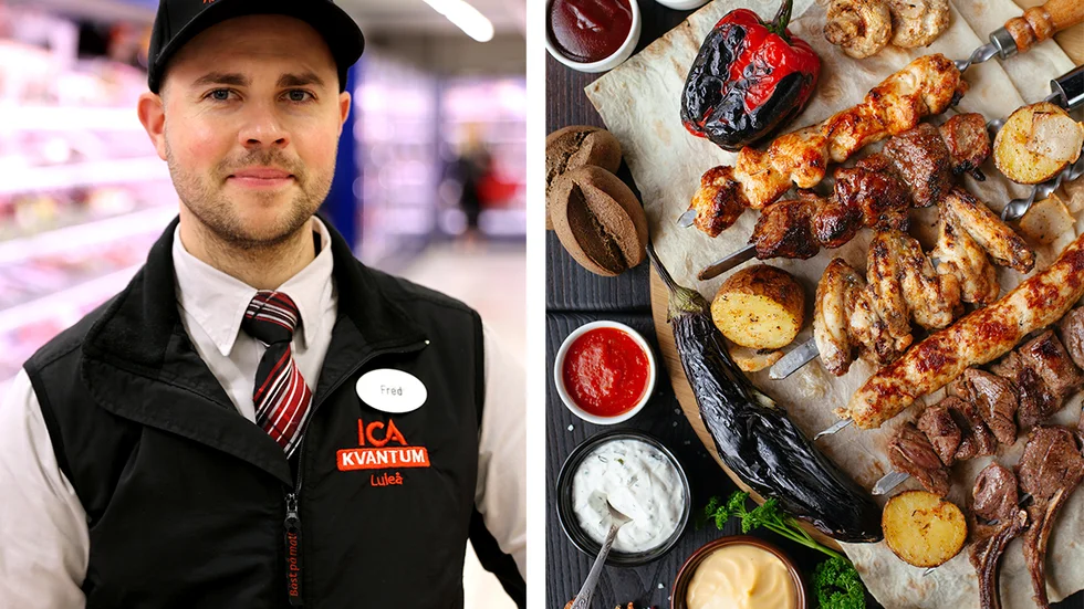 Fred Hedberg, köttexpert på ICA Kvantum Luleå, bjuder på sina bästa grilltips och avslöjar sina tre grillfavoriter.