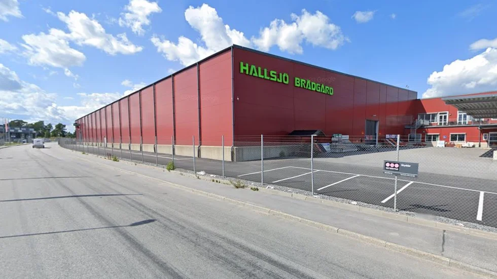 Hallsjö brädgård i östra Fyrislund ingår i bygghandelskoncernen Nordströms som har blivit klimatneutral.