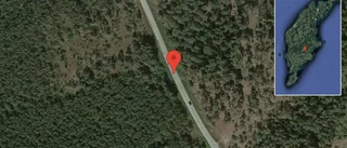 Trafikolycka med lastbil på väg 553