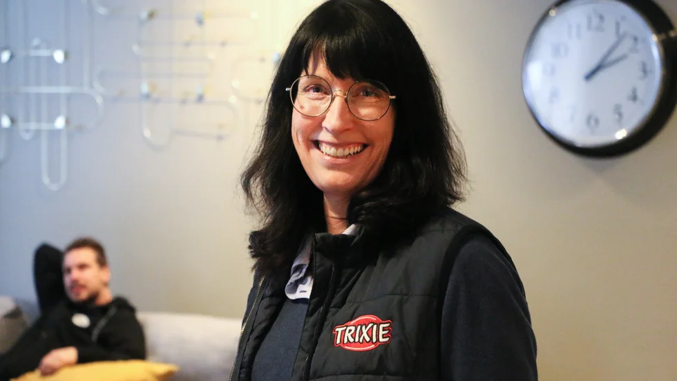 Husdjursgrossisten Trixie gör rekordresultat under pandemin. Vd Maria Lund 