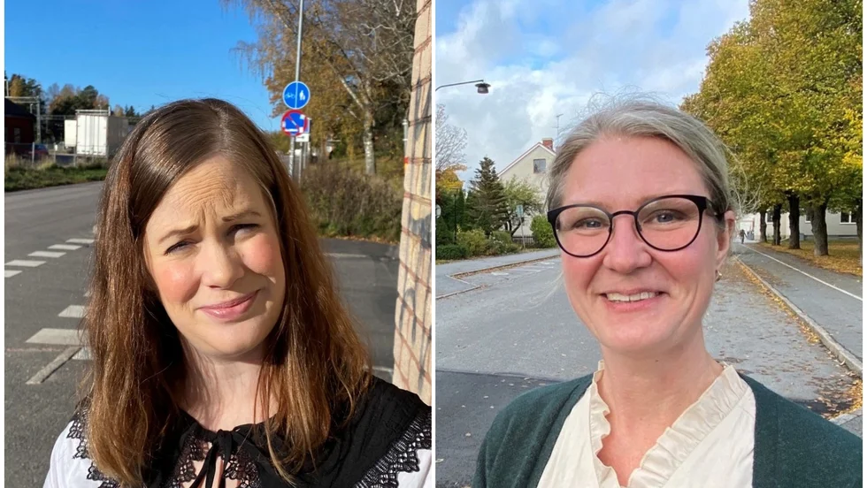 De båda kommunalråden Viktoria Söderling (S) och Sara Sjödal (C) har olika uppfattning vad ett uttag på 15 miljoner kronor ur en pensionsstiftelse - resultatförbättring eller pensionbetalning.  