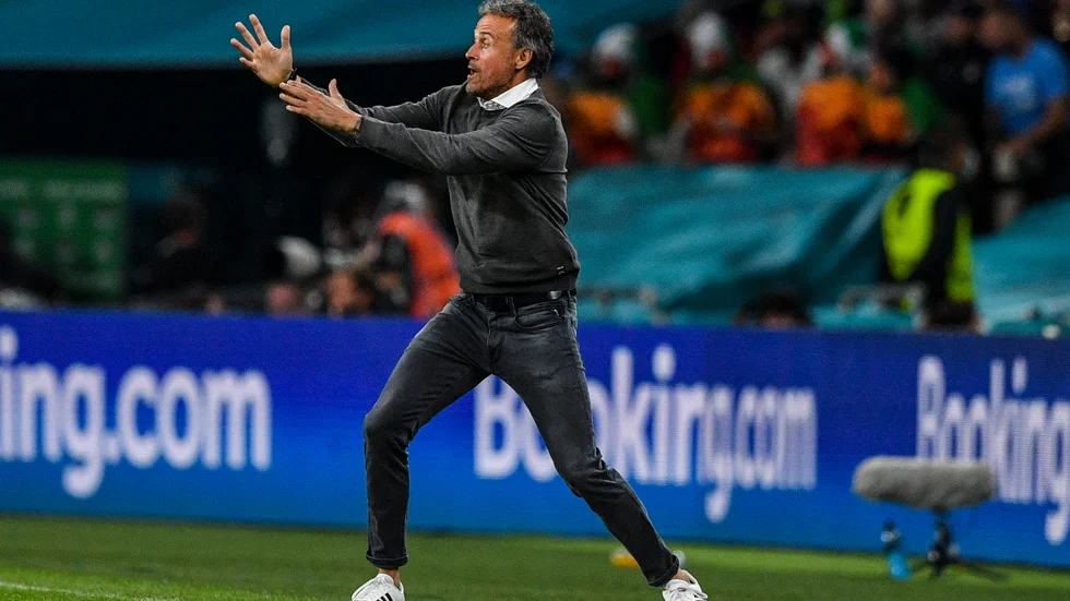 Inga spelare från Real Madrid i Luis Enriques landslag. Arkivbild.
