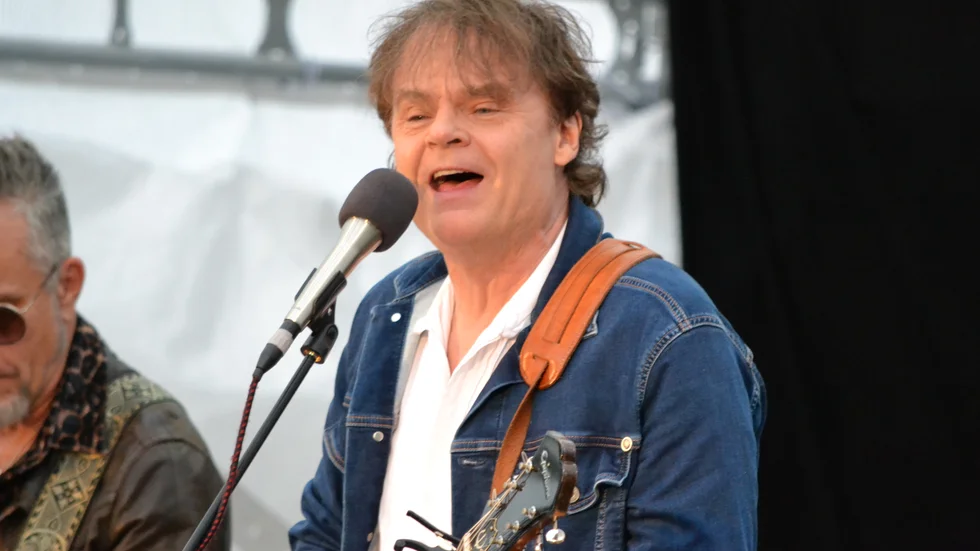 Skånes rock- och blues maestro Nisse Hellberg lirade bland annat låtar från sitt senaste album "Goda tider rullar in",  inspirerat av musik från amerikanska Södern.