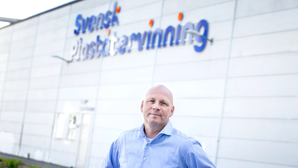 Mattias Philipsson, vd för Svensk plaståtervinning.