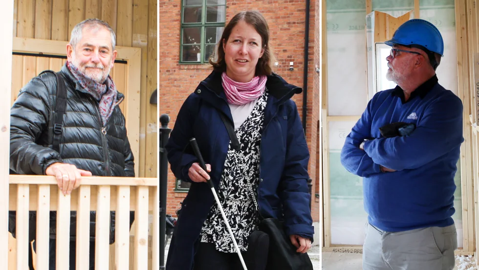 Karsten Inde, Victoria Öjefors Quinn och Dan Kolmodin har olika utgångspunkter och olika tankar kring Gotlandshems nya idé.