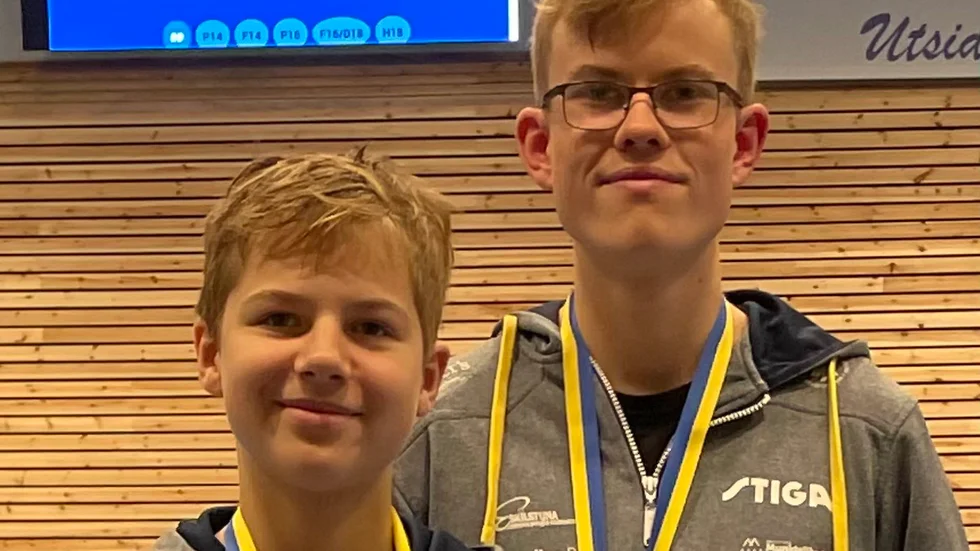 Under helgens lag-SM i Uppsala tog EBTK:s David Björkryd och Charlie Carlsson guld i klassen P16.