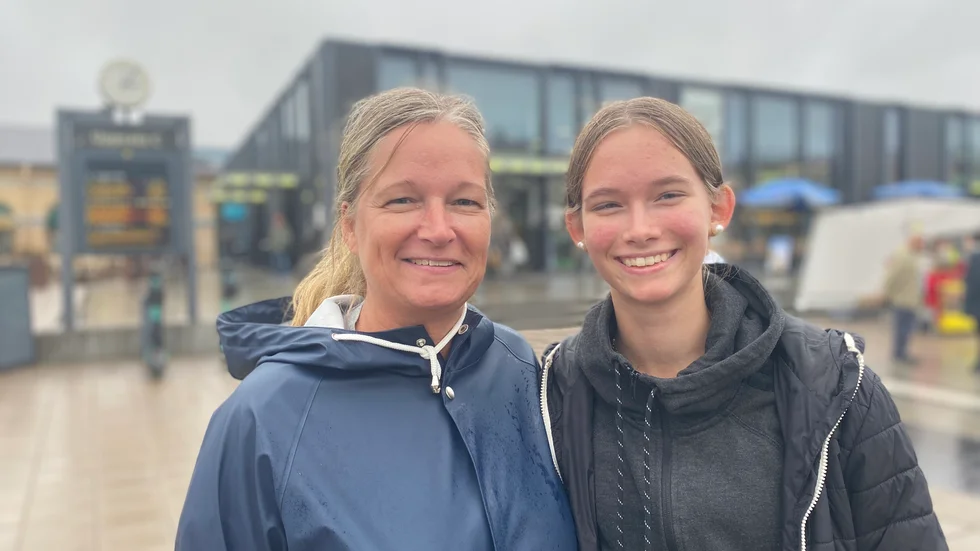Karin Fryckstrand och dottern Rebecca tycker Uppsala är väldigt bra, men att det känns otryggt på kvällarna runt Resecentrum.  