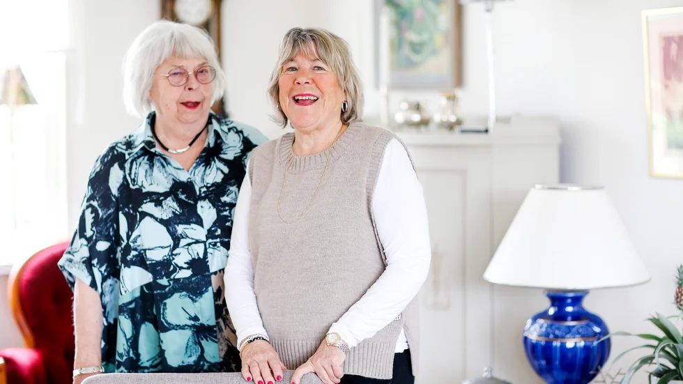 Margaretha Durehed och Ann-Katrin Olofsson är systrarna som träffades för första gången efter 70 år.