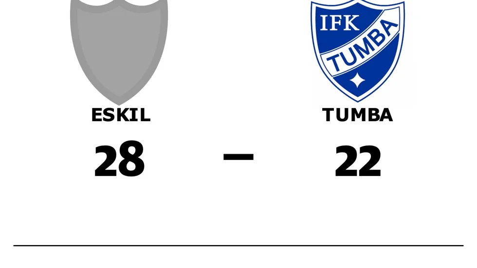 HK Eskil vann mot IFK Tumba HK