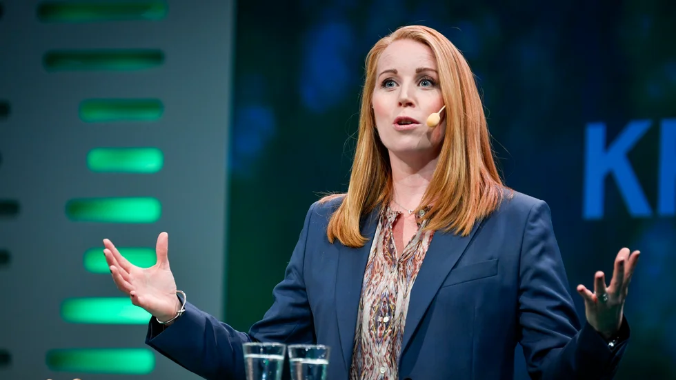 Annie Lööf omvald som partiledare för Centerpartiet.