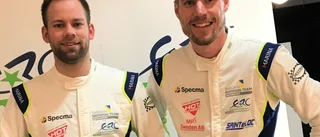 Andreas från Eskilstuna på prispallen i rally-SM