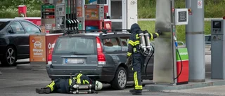Mack i Nyköping avspärrad efter larm om gasutsläpp