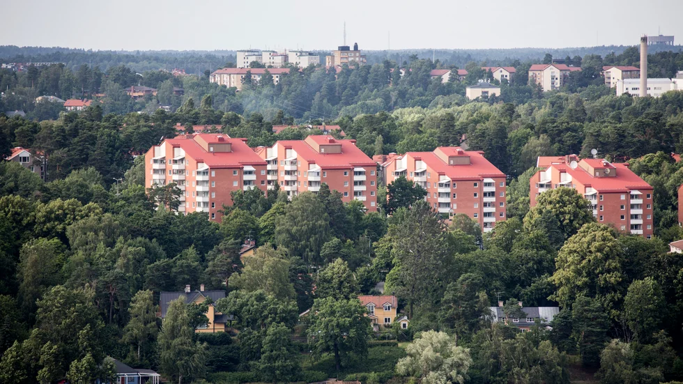 Stockholm med grannkommuner är bättre på att bevara gröna stråk än Uppsala, skriver Hans Åberg. Bilden tagen i Solna.