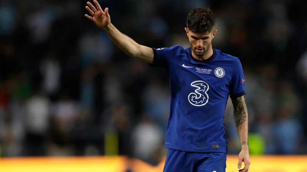 Christian Pulisic missar matchen mot Arsenal. Arkivbild.