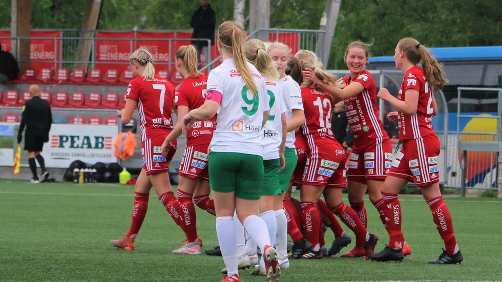 Morön BK förlorade mot Piteå IF DFF