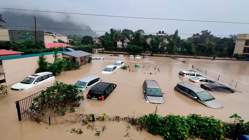 Kraftiga regn har drabbat bland annat delstaten Uttarakhand i Indien. Arkivbild.