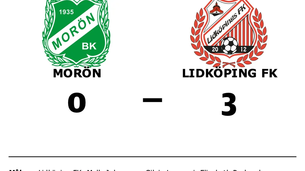 Morön BK förlorade mot Lidköpings FK