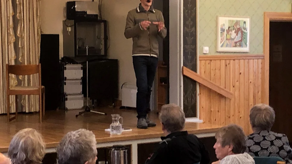 Morgan Stenberg, Piteå museum, var inbjuden gäst och han berättade och visade bilder från Piteå. Öjebyn och Långnäs.