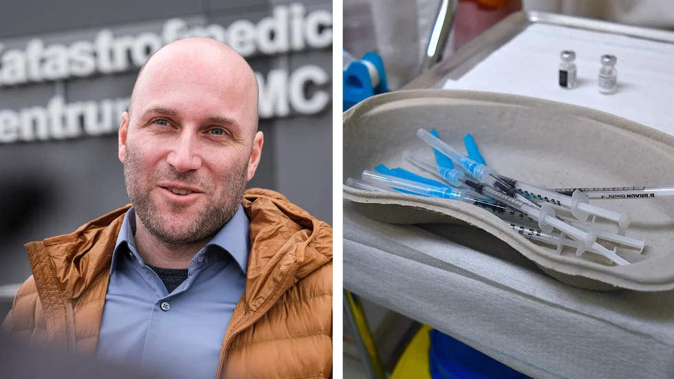 Rickard Lundin ingår i den särskilda sjukvårdsledningen och är regionens presstalesperson i frågor som rör vaccineringen mot covid-19. 