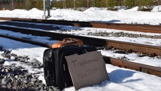 Budskapet var tydligt: "Trafikverket, tänk till!"