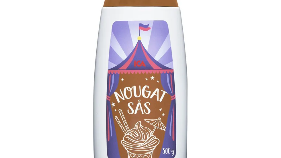 Ica återkallar Ica Nougatsås.