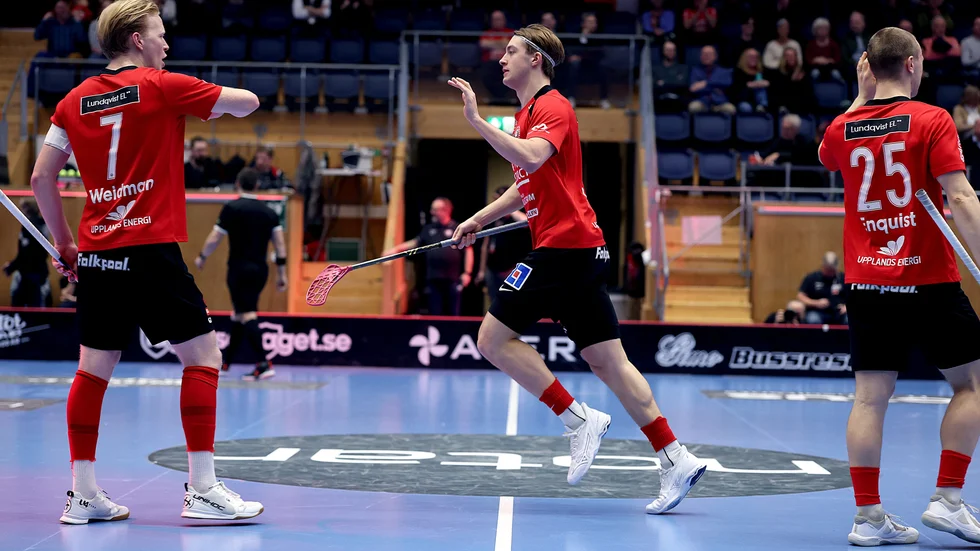Filip Langer avgjorde för Storvreta i förlängningen. Arkivbild.