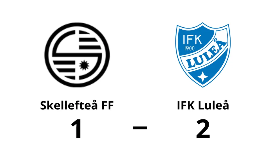 Skellefteå FF förlorade mot IFK Luleå