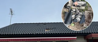 Helikopter misstänks ha skadat hus i Laggarhult