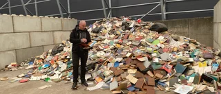 Tippen samlar in böcker – får betalt per ton