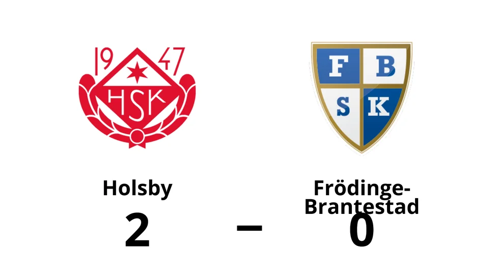Holsby SK vann mot Frödinge-Brantestad