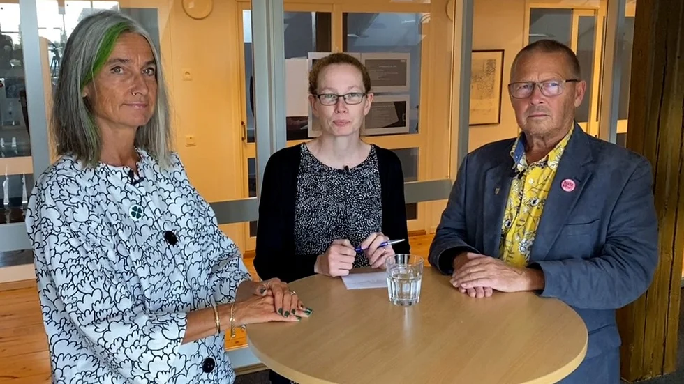 Maria Persdotter (C), Lina Handberg och Nils-Ingvar Graan (KD).