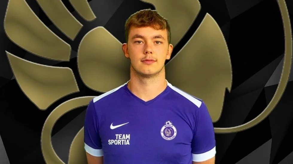 Noah Nylander är klar för Motala FK i futsal. Maifaren är den femte målvakten i klubbens herrtrupp.