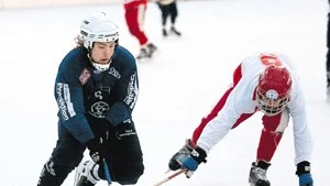 Borgia avfärdade Berget hemma på Himmelstalund. Matchen slutade hela 93 till hemmalaget.
FOTO:NICLAS SANDBERG