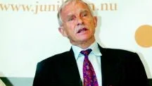 Tror på mandat  Nils Lundgren, toppnamn på Junilistan i valet till EU-parlamentet. 
FOTO: SCANPIX
