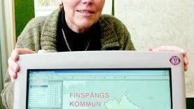 Belägenhetsadresser är Birgitta Kronkvist projektanställd för att arbeta med. Att titta på kartor på datorn och föreslå belägenhetsadresser är hennes jobb.
FOTO: TITTI OLOVSSON