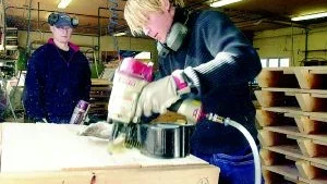Erik Oldestam är ny i gänget, Martin Grön är en av de anställd som följde med vid ägarbytet.