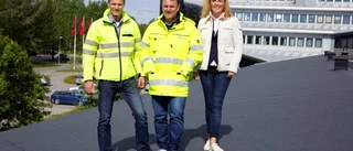 Solcellspark på universitetstaket
