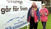 Ebbe och Gudrun Borg drog gärna sitt strå till stacken i Riksmarschen.
FOTO: JANNE FORSBY