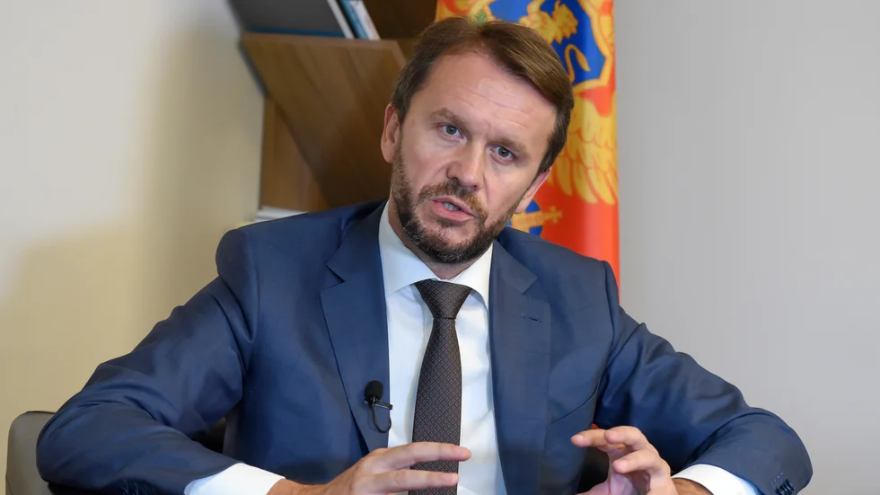 Montenegros försvarsminister Rasko Konjevic.