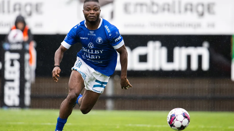 Henry Offia har öst in mål för Trelleborg. 