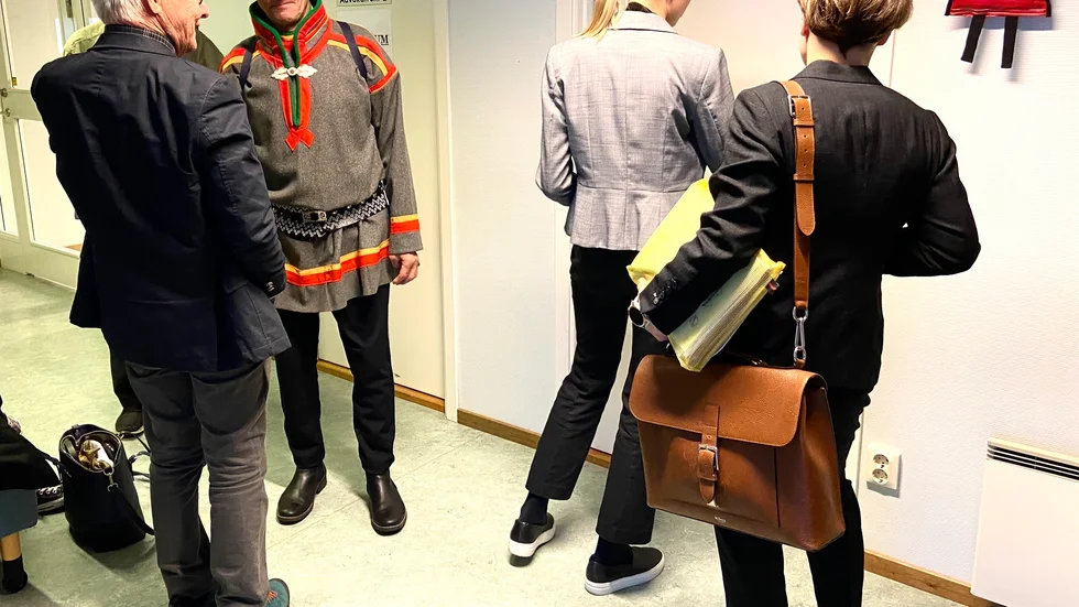 Lars Jon Allas i tingsrätten, Kiruna. Han frias nu av Gällivare tingsrätt på alla åtalspunkter. 