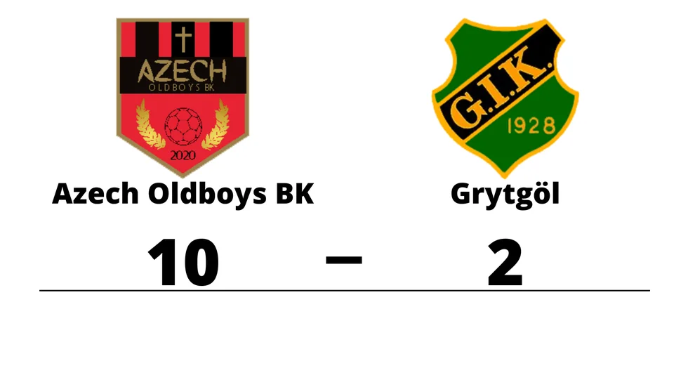 Azech oldboys BK vann mot Grytgöls IK