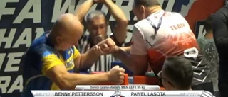 Benny Pettersons starka comeback som armbrytare – besegrade cancer och fetma och tog VM-medaljer: "Det var lite otippat"